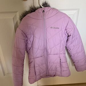 Columbia Kids Lavender Puffer Coat